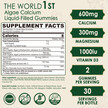 Фото состава Plant Based Calcium Gummies 600 mg with Vitamin D3, Кальций, 60 т
