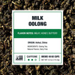 Фото складу Milky Oolong Loose Leaf - Oolong Tea Фото складу Milky Oolong Loose Leaf - Oolong Tea, Органічний Чай, 50 Cups