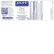 Фото состава Pure Encapsulations, Цинк, Zinc citrate, 60 капсул