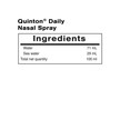 Фото складу Quinton Daily Nasal Spray, Спрей назальний, 100 мл