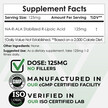 Фото состава NA-R-ALA Stabilized R-Lipoic Acid Powder NARALA Фото состава NA-R-ALA Stabilized R-Lipoic Acid Powder NARALA, R-Липоевая кисло