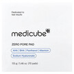 Фото складу Medicube, Zero Pore Pad 2.0, Пластири, патчі для обличчя, 70 Pads