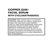 Фото складу Copper GHK+ Facial Serum with Cycloastragenol, Сироватка, 30 мл