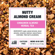 Фото складу Nutty Almond Cream Loose Leaf - Cinnamon Almond Herbal Tea Tin Фото складу Nutty Almond Cream Loose Leaf - Cinnamon Almond Herbal, Органічни