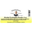 Фото складу Herbal Eyebright Powder Фото складу Christopher's Original Formulas, Herbal Eyebright Powder, Тр