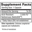 Фото состава AST Enzymes, Наттокиназа, Nattokinase, 60 капсул