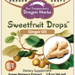 Фото складу Sweetfruit Drops Ginger Oil Фото складу Dragon Herbs, Sweetfruit Drops Ginger Oil, Корінь Імбиру, 60 мл