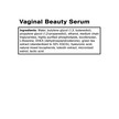 Фото складу Quicksilver Scientific, Vaginal Beauty System, Сироватка, 30 мл