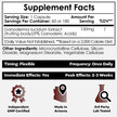 Фото складу Red Reishi Mushroom Capsules | 9% Ganoderic Acids, Гриби Рейші, 6