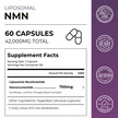 Фото состава Liposomal NMN Capsules Фото состава Никотинамид мононуклеотид, Liposomal NMN Capsules, 60 капсул