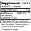 Фото складу AST Enzymes, Serrapeptase, Серрапептаза, 60 капсул