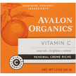 Фото складу Avalon Organics, Vitamin C Renewal Creme Riche, Крем для тіла, 48
