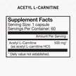 Фото складу Momentous, Acetyl L-Carnitine, L-Карнітин, 60 капсул