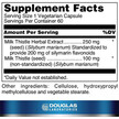 Фото состава Milk Thistle Max-V Фото состава Douglas Laboratories, Расторопша, Milk Thistle Max-V, 60 капсул