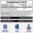 Фото складу CoQH-CF Softgels | Ubiquinol Supplement, Убіхінол, 30 Softgels
