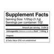 Фото складу Organic Ashwagandha - Nature's Chill Pill, Ашваганда, 4 oz