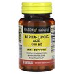 Фото применение Альфа-липоевая кислота 600 мг, Alpha-Lipoic Acid 600 mg, 30 капсу