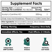 Фото використання Acetyl L-Carnitine Capsules 500 mg, Ацетилкарнітин, 90 капсул