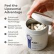 Фото применение Liposomal NAD+ Capsules Фото применение Neurogan Health, Никотинамид НАД+, Liposomal NAD+ Capsules, 60 ка