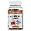 Фото використання 12 Powerful Mushrooms + Vitamin D3 Natural Raspberry, Гранат, 60 