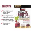 Фото використання Total Beets With CoQ10 Black Cherry, Червоний буряк, 60 таблеток