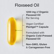 Фото використання Flaxseed Oil with Plant Based Omega-3 1200 mg, Лляна олія, 180 ка