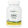 Фото використання Zinc 50 mg Фото використання Natures Plus, Zinc 50 mg 90, Цинк 50 мг, 90 таблеток