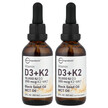 Фото використання Vitamin D3 + K2 2 Dropper Bottles, Вітаміни D3 K2, 60 ml Each