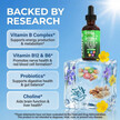 Фото применение B Complex Liquid Drops B1 B6 B2 B3 B4 B5 B7 B9 B12 Niacinamide Paba Choline Inositol Taurine Probiotics Beet Root Spirulina - Plant-B Vitamin Supplements by Clean Nutra Фото применение B Complex Liquid Drops B1 B6 B2 B3 B4 B5 B7 B9 B12 Niacinamide, B