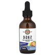 Фото применение Vitamin D-3 K-2 Drop Ins Natural Citrus Flavor Фото применение KAL, Витамины D3 & K2, D-3 K-2 Drops, 59 мл