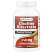 Фото применение Choline Bitartrate, 265 mg Фото применение Best Naturals, Холин, Choline Bitartrate, 265 mg, 180 таблеток