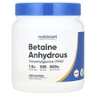 Фото применение Betaine Anhydrous Unflavored Фото применение Nutricost, Триметилглицин, Betaine Anhydrous Unflavored, 500 г