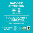 Фото використання Organic Coconut After Sun Balm Фото використання Badger, Organic Coconut After Sun Balm, Органічний бальзам, 2 oz