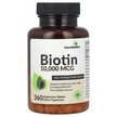 Фото використання Biotin High Potency 10000 mcg, Вітамін B7 Біотин, 360 таблеток
