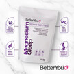 Фото використання Magnesium Sleep Mineral Bath Flakes Фото використання BetterYou, Magnesium Sleep Mineral Bath Flakes, Підтримка сну, 2.