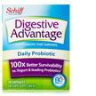 Фото використання Digestive Advantage Daily Probiotic Фото використання Schiff, Digestive Advantage Daily Probiotic, Пробіотики, 30 капсу