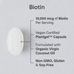Фото використання Biotin with Coconut Oil 10000 mcg, Вітамін B7 Біотин, 30 капсул