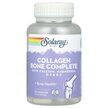 Фото применение Solaray, Укрепление костей, Collagen Bone Complete, 90 капсул