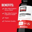 Фото використання Force Factor, Ashwagandha 600 mg, Ашваганда, 60 капсул