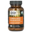 Фото применение Gaia Herbs, Грибы, Cordyceps Mushroom, 40 капсул