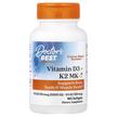 Фото применение Vitamin D3 + K2 MK-7 Фото применение Doctor's Best, Витамины D3 + K2, Vitamin D3 + K2 MK-7, 180 к