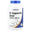 Фото використання D-Aspartic Acid Фото використання Nutricost, D-Aspartic Acid, Аспартат, 180 капсул