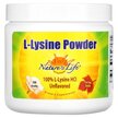 Фото применение L-Lysine Powder Unflavored Фото применение Natures Life, L-Лизин, L-Lysine Powder Unflavored, 200 г