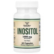 Фото використання Double Wood Supplements, Inositol, Вітамін B8 Інозитол, 60 капсул