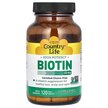 Фото використання Biotin High Potency 10 mg Фото використання Country Life, Biotin High Potency 10 mg, Вітамін B7 Біотин, 120 к