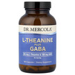 Фото применение Dr. Mercola, L-Теанин, L-Theanine Plus GABA, 180 капсул