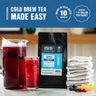 Фото використання Blueberry Wild Child Cold Brew Packets Loose Leaf - Blueberry Hibiscus Herbal Tea - Pack of Фото використання Blueberry Wild Child Cold Brew Packets Loose Leaf, Органічний Чай