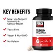 Фото використання Force Factor, Selenium 200 mcg, Селен, 120 капсул