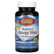Фото применение Maximum Omega Minis 1000 mg Natural Lemon Flavor, Омега 3, 60 Min