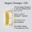 Фото використання Sports Research, Vegan Omega-3, Веганська Омега-3, 60 капсул